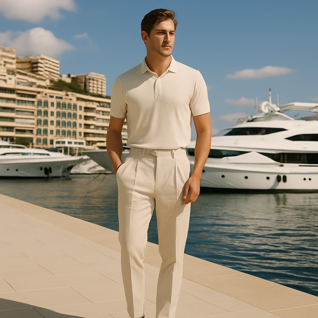 Linen Pleated Summer Trousers