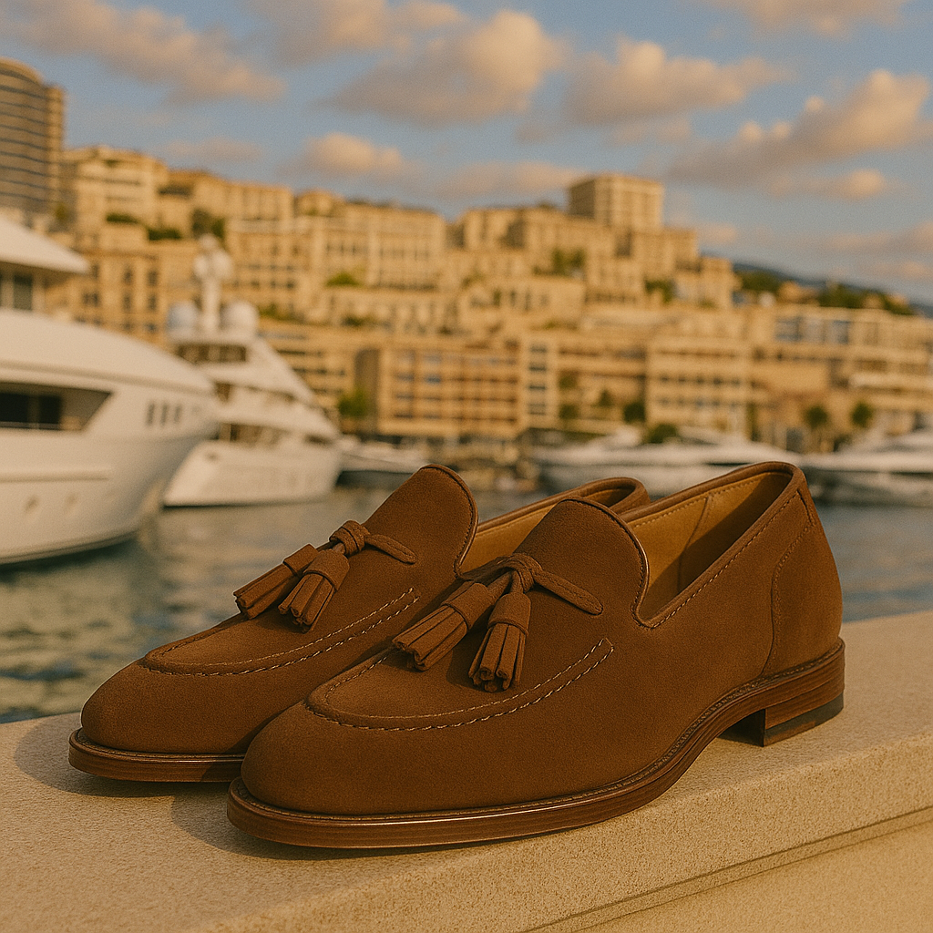 Leather Tassel Loafers
