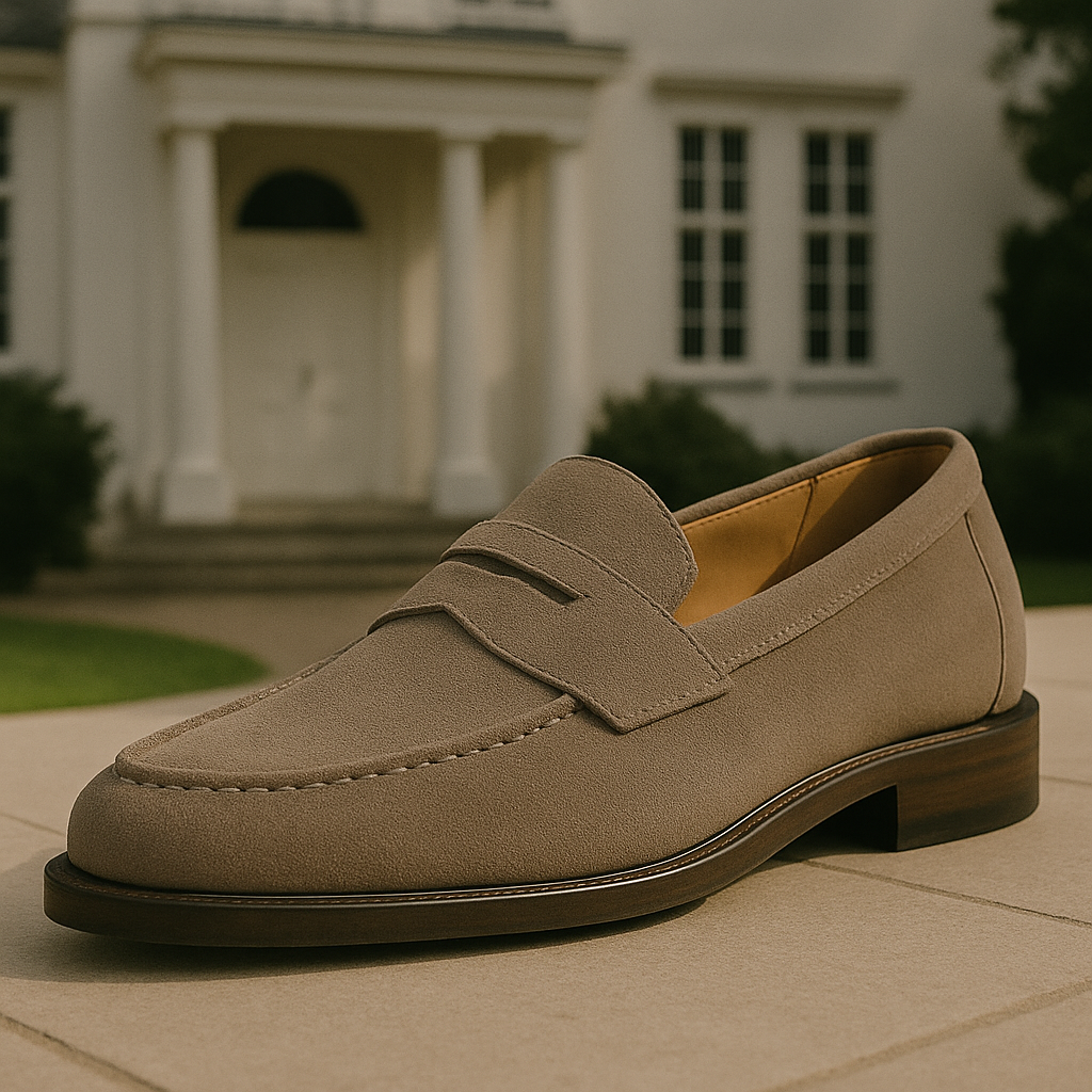 Suede Loafers