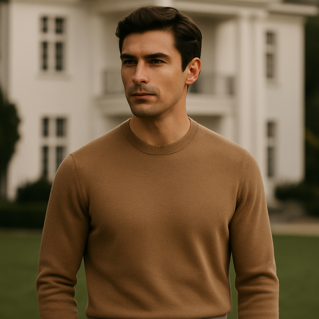 ⁠Fine Silk-Cotton Blend Knit