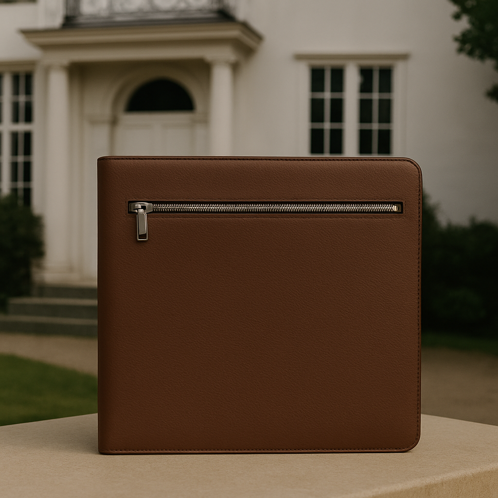 Minimalist Leather Portfolio
