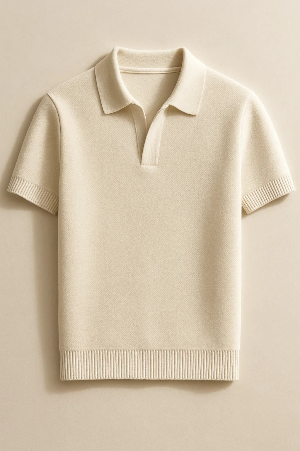 Ivory polo shirt